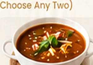 Veg Manchow Soup With Crispy Noodles vegetarian catering dish