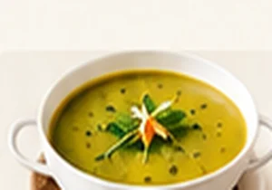 Lemon Coriander Soup vegetarian catering dish