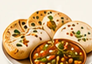 Purani Delhi Matra Kulcha vegetarian catering dish